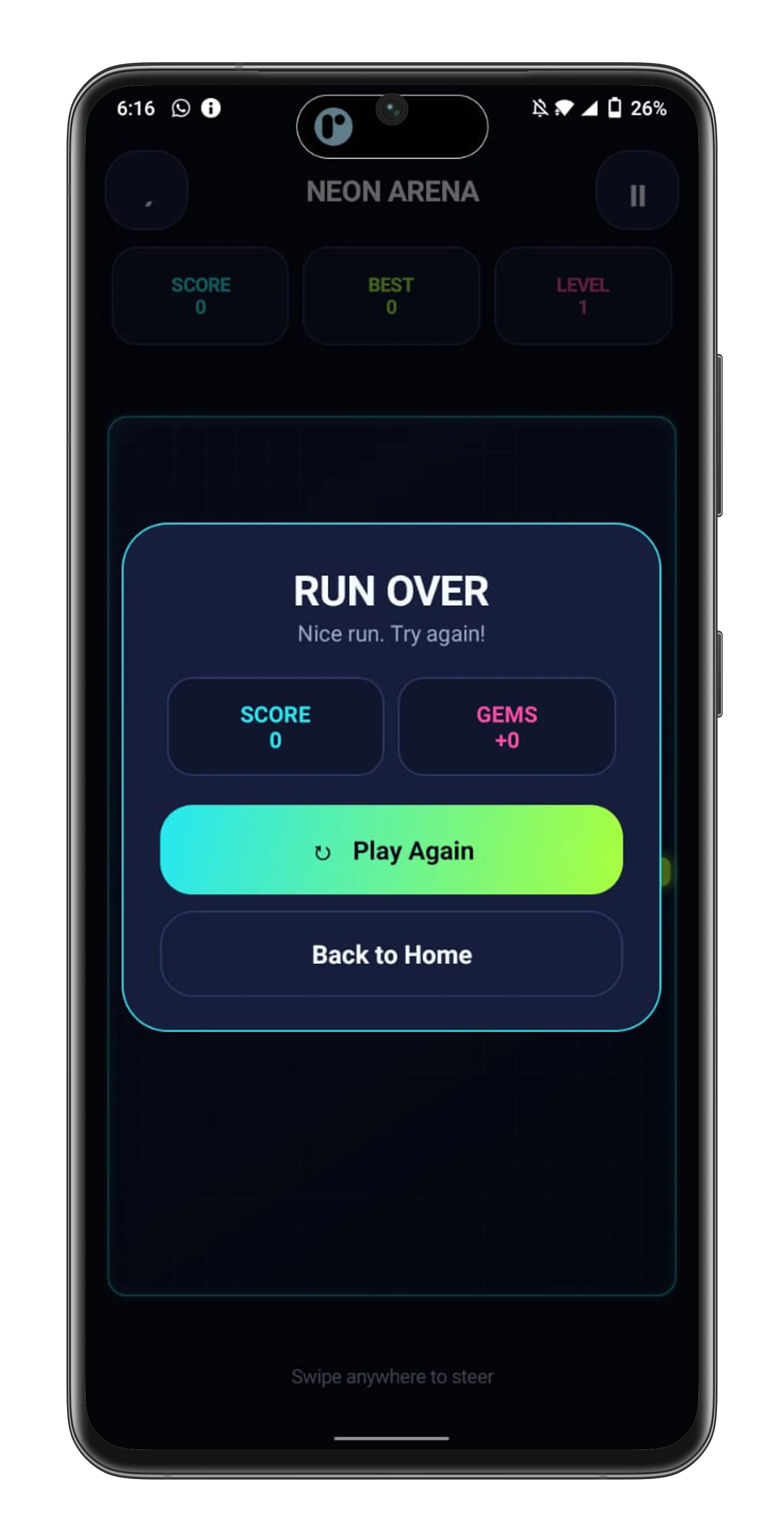 Neon Snake Rush screenshot