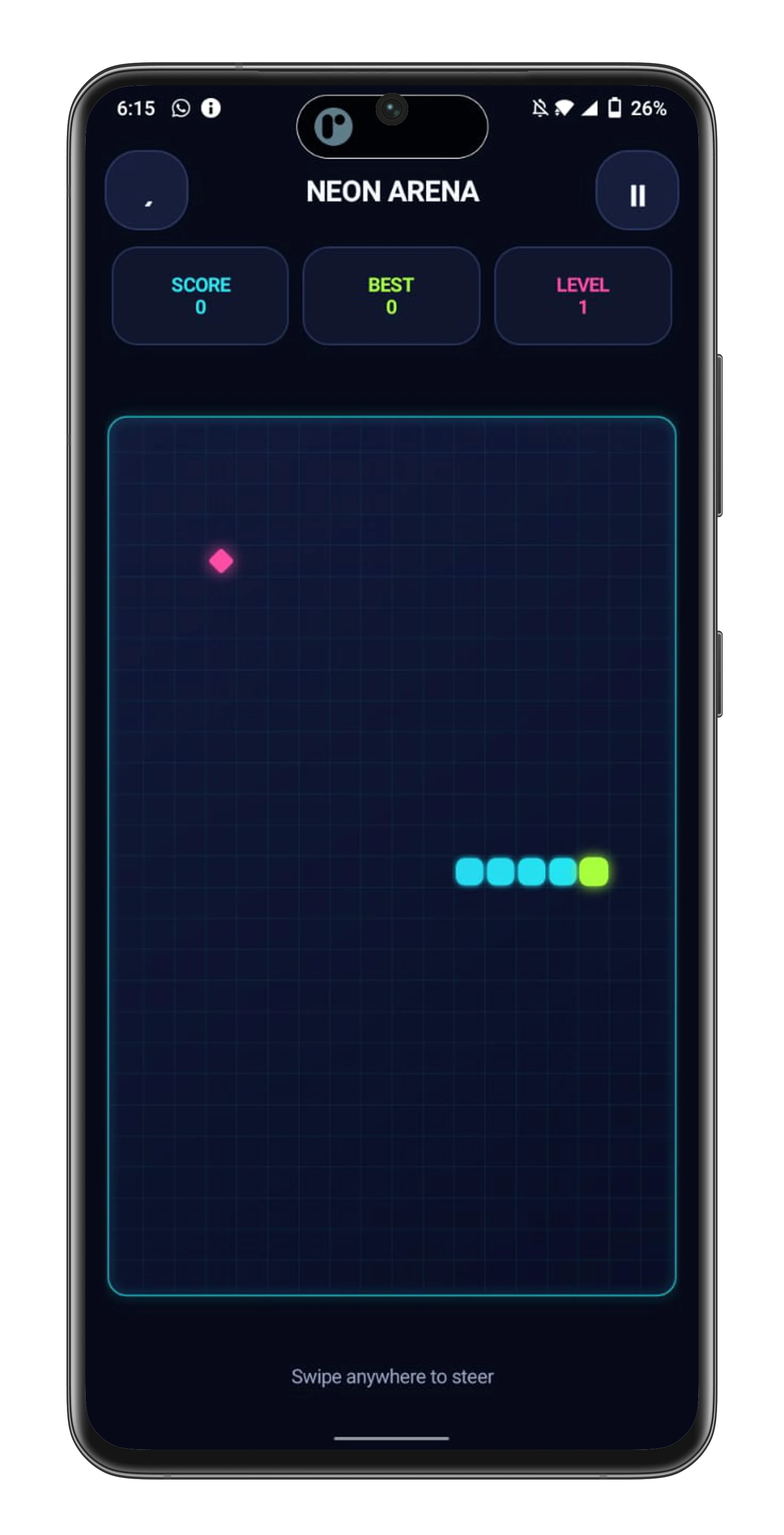 Neon Snake Rush screenshot